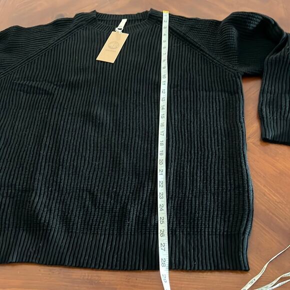 Sail Wind Mens 2XL Black Crewneck Sweater Pullover NWT - Picture 6 of 8